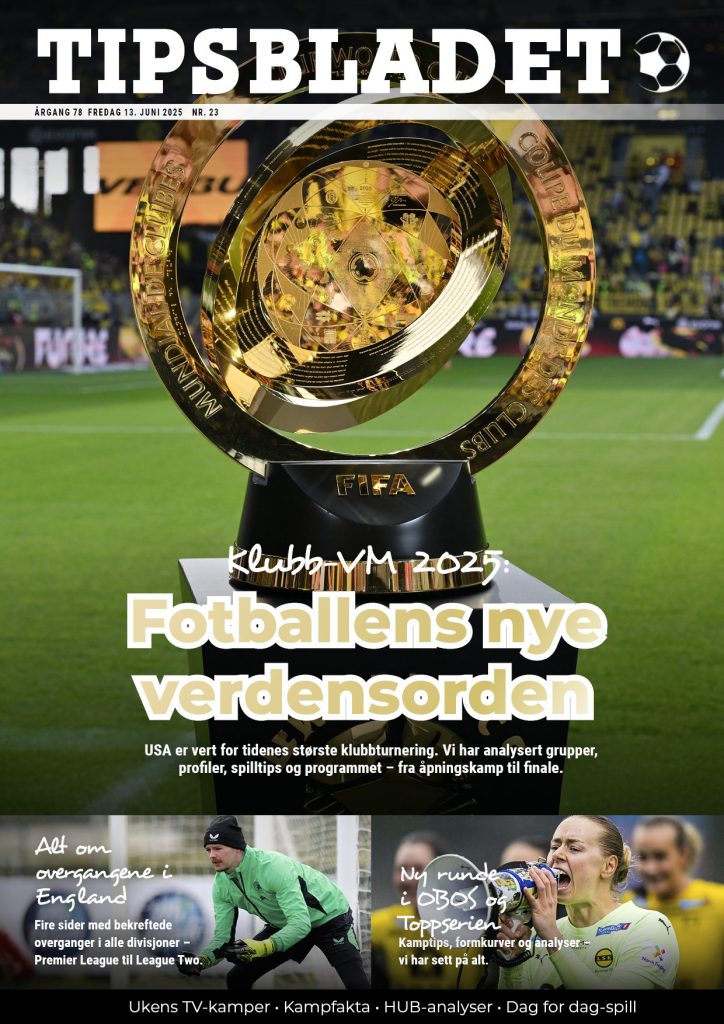 Tipsbladet utgave 23-2025 2 Tipsbladet utgave 23-2025