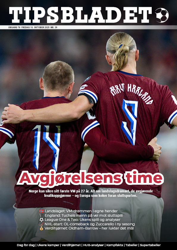 Tipsbladet utgave 39-2025