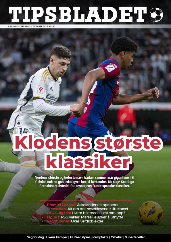 Tipsbladet utgave 41-2025 er ute nå! 1 Tipsbladet utgave 41-2025
