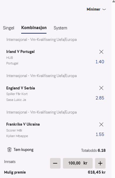 VM-kvalifisering tips