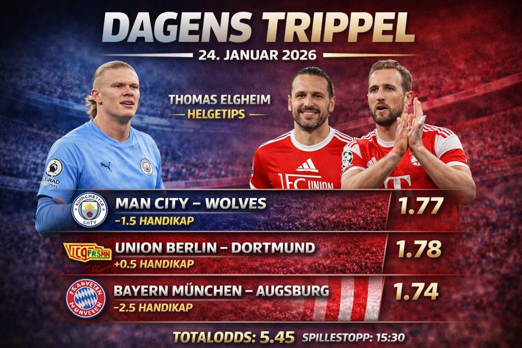 Dagens trippel 24. januar 2026