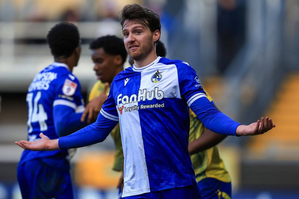 Bristol Rovers v Colchester United, Bristol, UK - 17 Jan 2025 Riley Harbottle of Bristol Rovers League Two,