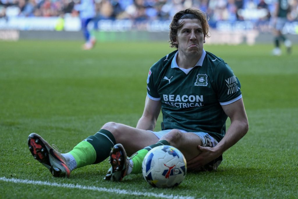 Alex Mitchell of Plymouth Argyle League One