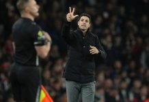 Tre poeng er det som teller for Mikel Arteta og Arsenal om de skal få pusterommet de ønsker i jakten på PL-tittelen. Foto: Kin Cheung / AP / NTB