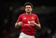 Manchester United-profil utestengt for banning – fikk også kjempebot Harry Maguire mister en kamp til for Manchester United. Foto: Dave Thompson / AP / NTB