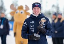 Kirkeeide med nytt NM-show – medalje til Tandrevold tross sju bom Maren Kirkeeide avbildet etter sesongavslutningen i verdenscupen. Foto: Heiko Junge / NTB