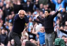 Arsenal-manager Mikel Arteta måtte se Manchester City og Pep Guardiola utligne lagets overtak i gullkampen i Premier League
