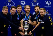 Sverige vant curling-VM – slo tilbake etter OL-fiasko Sverige seiret i curling-VM ved å slå Canada i finalen. Foto: Tyler Tate / AP / NTB