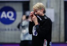 Katrine Lunde byttet ut under sin siste landskamp. Foto: Tor Erik Schrøder / NTB