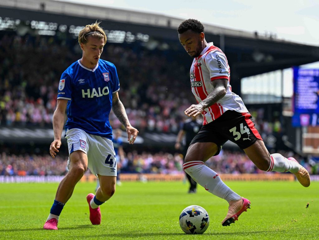Southampton - Ipswich: Town kan sikre opprykk Jack Clarke Ipswich. Credit IMAGO