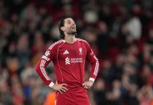 Dominik Szoboszlai har fått kritikk fra egne fans den siste tiden. Her er han etter en CL-kamp mot Galatasaray nylig. Foto: Jon Super / AP / NTB