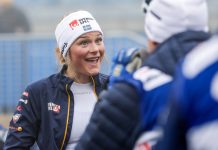 Frida Karlssons trener går til skiskyting. Foto: Foto: Christoffer Andersen / NTB
