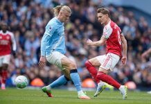 Martin Ødegaard er omsider tilbake for klubblaget Arsenal. Foto: Dave Thompson / AP / NTB