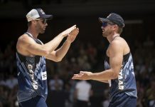 Anders Mol og Christian Sørum har vunnet sine to første kamper i sin sesongdebut i Brasil. Foto: Anthony Anex