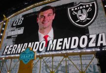 Fernando Mendoza ble som ventet valgt først i torsdagens NFL-draft. Foto: Gene J. Puskar
