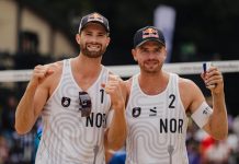 Mol og Sørum til kvartfinale i Brasil Anders Mol og Christian Sørum. Foto: Marius Becker / dpa via AP / NTB