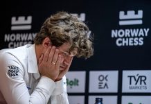 Turneringsseieren glapp da Carlsen tilbød remis: – Jeg hadde ikke tro på det i det hele tatt Magnus Carlsen ga opp seiersjakten i Tyskland da han tilbød remis i siste runde. – Jeg hadde ikke tro på det
