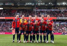 NFF håper på 19 millioner i VM-overskudd – mye er fortsatt usikkert Norges herrelag skal snart spille sine første VM-kamper på 28 år. Foto: Fredrik Varfjell / NTB