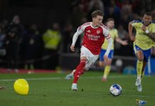 Ødegaard starter CL-kvartfinalen Martin Ødegaard i comebacket mot Southampton i helgen. Foto: Dave Shopland / AP / NTB