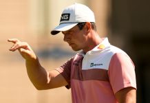 Viktor Hovland i aksjon i South Carolina. Foto: Mike Stewart / AP / NTB