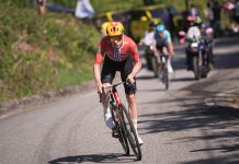 Andreas Leknessund viste seg fram igjen på onsdagens etappe i Giro d'Italia. Foto: Marco Alpozzi / LaPresse / AP / NTB