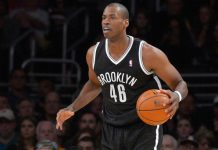 Jason Collins fra tiden i Brooklyn Nets i 2014. Foto: Mark J. Terrill / AP / NTB.