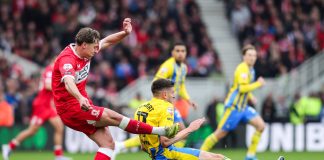Kampanalyser Ross Stewart Southampton og Callum Brittain Middlesbrough. Credit Imago