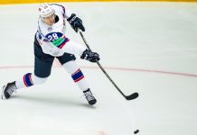 Gladmelding for Norge – Brandsegg-Nygård kommer til VM Michael Brandsegg-Nygård er ferdigspilt i AHL og kommer til VM. Foto: Foto: Claus Fisker / Ritzau Scanpix / NTB