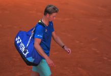Tennis: Kjær tok første skritt mot Wimbledon og millionjackpot Nicolai Budkov Kjær nærmer seg Wimbledon. Foto: Manu Fernandez / AP / NTB
