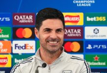 Arteta fikk tittelbeskjed fra gråtende sønn – «hvor er du?» fra Ødegaard Mikel Arteta fortalte torsdag om kvelden da Arsenal ble seriemester. Foto: Gareth Fuller