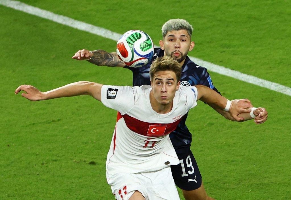 Tyrkia - USA: Gruppevinner mot garantert tabelljumbo Kenan Yildiz . NTB 3iPvuoduLzw