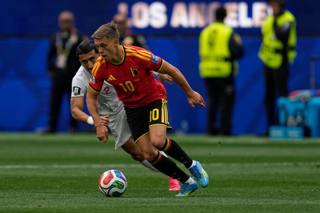 New Zealand - Belgia: Alt å spille for Leandro Trossard.NTB R8GBpXADi00