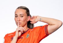 AaFK-toppscorer ble nektet å dra i storebrorens bryllup – tangerte 29 år gammel rekord Katarina Sunde tangerte rekord i Toppserien. Foto: Amanda Pedersen Giske / NTB