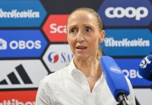 RBK-lederen vil ikke trekke seg: – Krevende Cecilie Gotaas Johnsen møtte pressen mandag. Bildet er fra mai. Foto: Jan Langhaug / NTB