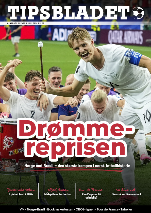 Tipsbladet utgave 26-2026: Drømmereprisen 1 Tipsbladet utgave 26-2026