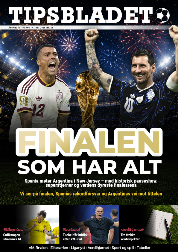 Tipsbladet utgave 28-2026: Finalen som har alt 1 Tipsbladet utgave 28-2026