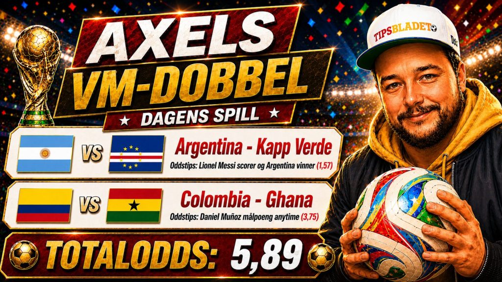Axels VM-dobbel 3. juli 1 Axels VM-dobbel 3. juli