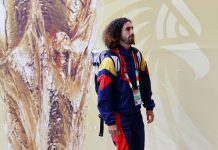 Marc Cucurella har tatovert landslagssjefens fjes på armen etter VM-triumfen. Foto: Pamela Smith