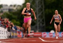Jæger-rekord i NM: – Endelig Henriette Jæger satte norsk rekord på 200 meter i NM. Foto: Beate Oma Dahle / NTB