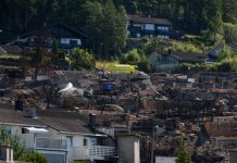 Godset-grep etter brannen: Inviterer berørte på kamp Det pågår fortsatt slukningsarbeid ved branntomten i Krokstadelva. Foto: Frederik Ringnes / NTB