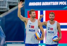 Sandvolleyball: Anders Mol og Christian Sørum tapte EM-finalen i Polen Anders Mol (t.v.) og Christian Sørum. Foto: Fredrik Varfjell / NTB