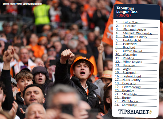 Tabelltips: League One 2026/27 3 Tabelltips: League One 2026/27 Skjermbilde 2026 08 14 113007 League One