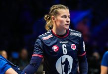 Babylykke for norsk håndballstjerne Maren Aardahl skal bli mamma. Foto: Beate Oma Dahle / NTB
