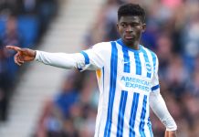Manchester Uniteds storsignering må vente på debuten – trolig i spill om få uker Carlos Baleba ventes tilbake i spill om noen uker. Foto: Dave Shopland / AP / NTB