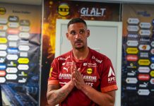 Lillestrøm med godt utgangspunkt i europaligajakten: – Rotete kamp Ruben Gabrielsen fikk en scoring annullert i Albania. Foto: Terje Pedersen / NTB