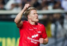 Brann leverte sterk bortekamp i Hellas – 1-1 mot PAOK i conferenceligakvalifiseringen Kristian Eriksen sendte Brann i ledelsen i Hellas. Foto: Spiros Makridis / NTB