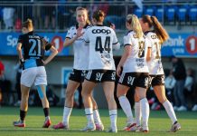 Rosenborg videre i europacupen etter drama – målfest for Brann, Vålerenga ute Rosenborg feirer en av Cille Nilsens scoringer i returkampen mot Slovan Liberec. Foto: Jan Langhaug / NTB
