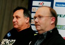 LSK-legenden Frank Grønlund er død Frank Grønlund (til v.)
