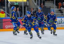 Martin Rønnild og Storhamar fikk med seg ett poeng i CHL-åpningen. Foto: Lise Åserud / NTB