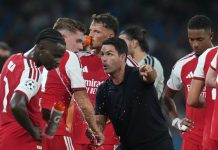 Arsenal-sjefen reagerer på Jesus-uttalelser: – Veldig overrasket Arsenal-manager Mikel Arteta svarer på kritikken. Foto: Gregorio Borgia / AP / NTB